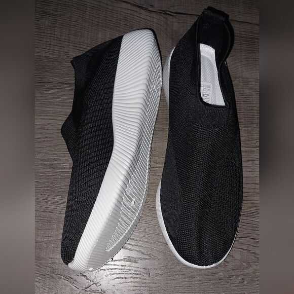 Women's Woven Mesh Running Shoes, Breathable Slip-on Sneakers sz 7.5 - Picture 7 of 8